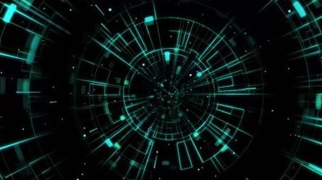 科技炫酷穿梭效果背景视频ae模版