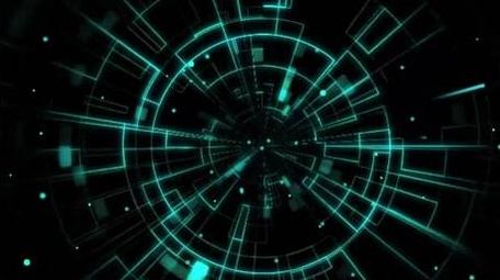 科技炫酷穿梭效果背景视频ae模版