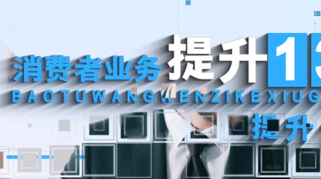 企业年报数据图文展示模板