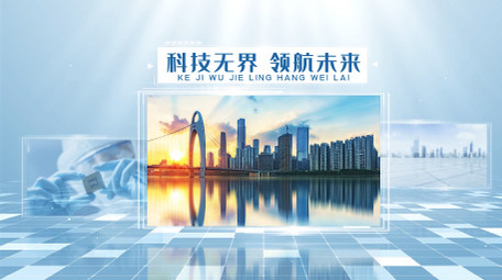 简约大气科技图文宣传片AE模板