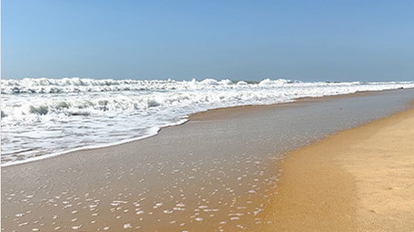 自然海洋实拍壮观大海沙滩海浪视频素材