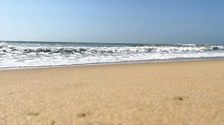 自然海洋实拍壮观大海沙滩海浪视频素材