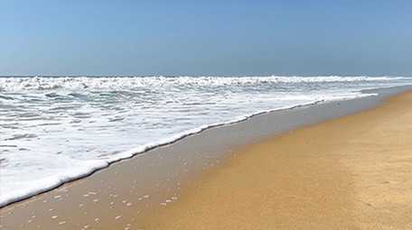 自然海洋实拍壮观大海沙滩海浪视频素材
