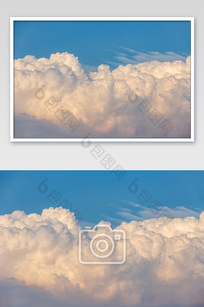 夏季蓝天白云云朵摄影图片图片