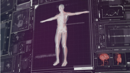 科技医疗元素HUD商务AE模板