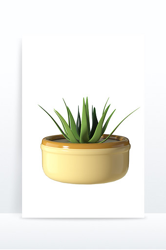 绿色植物创意植物元素室内盆栽阳台绿植图片