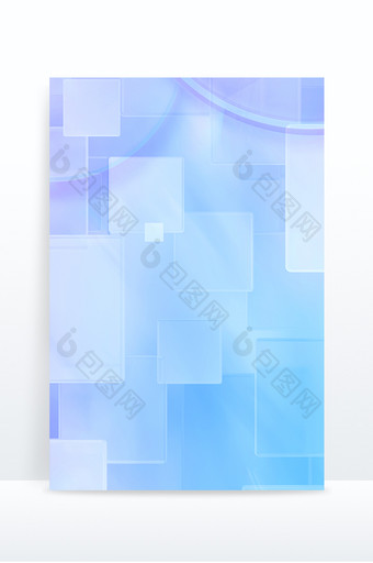 蓝色毛玻璃几何纹理透明背景图片