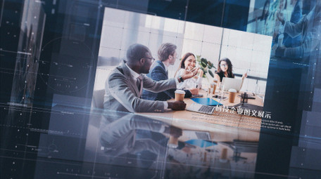 科技<strong>图文</strong>商务三维<strong>图文</strong>AE模板