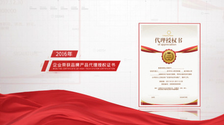 企业荣誉奖牌证书图文展示AE模板