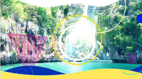 清新明快旅行路上<strong>图文</strong>AE模板