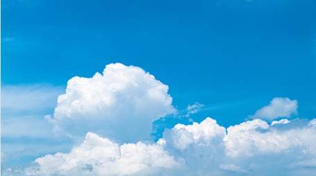 自然天空云朵翻腾延时摄影