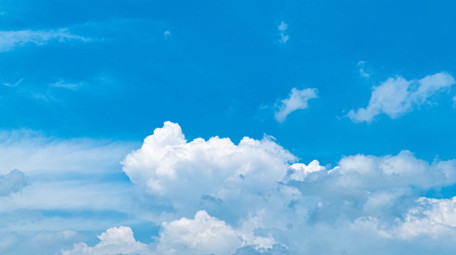 自然天空云朵翻腾延时摄影