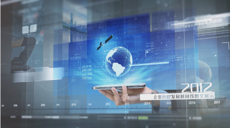 企业发展科技图文AE模板