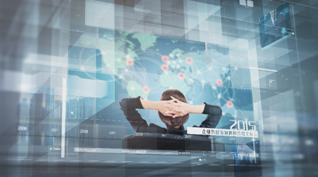 企业发展科技图文AE模板