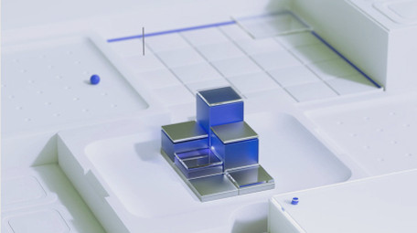 经济金融三维科技片头AE模板