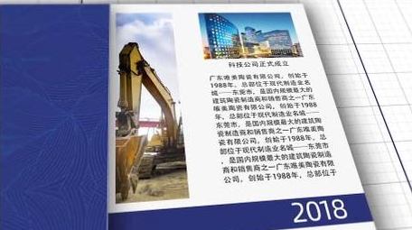 翻书企业大事件历程图文模板