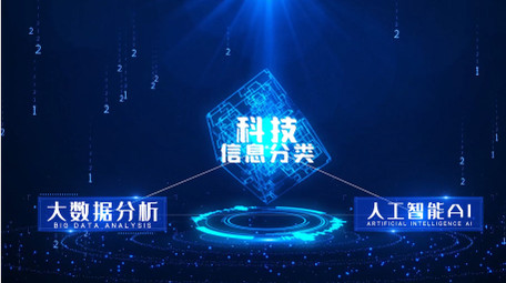 商务科技信息分类4K组织架构AE模板