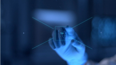 蜂窝状图形动画演示医学科技片头AE模板