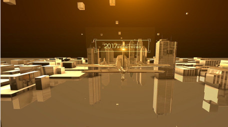 金色城市时间轴AE<strong>图文</strong>模板