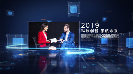 大气商务科技企业宣传时间线宣传AE模板