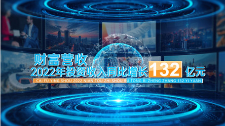 大气科技图文数据图表展示片头AE模板