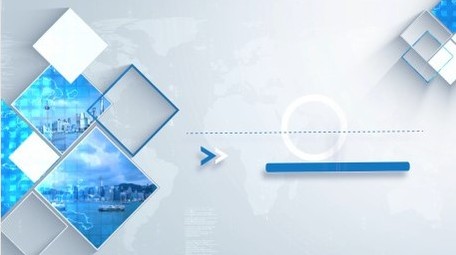 简洁大气企业商务文字标题展示pr模板