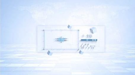 简洁科技感企业图文展示AE模板