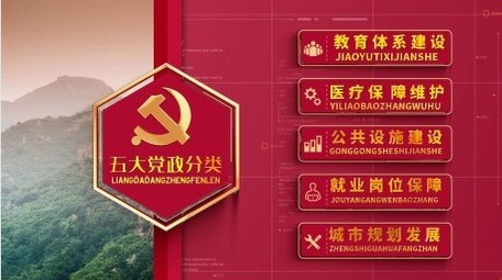 大气.红色党政图文项目分类宣传