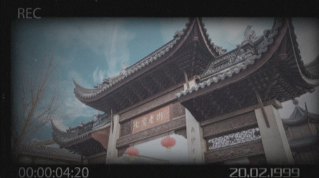 历史老电影效果图文AE模板