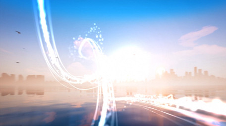 大气城市穿梭文字标题片头AE模板