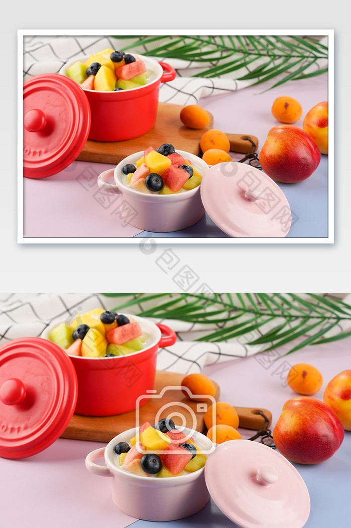 水果捞油桃西瓜蓝莓图片图片