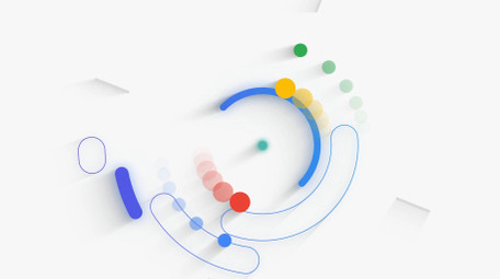 简约简洁圆环图形动画LOGO片头AE模板