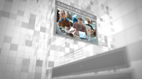 时间顺序简洁企业商务图文展示照片AE模板