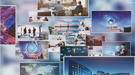 科技<strong>图文</strong>循环多图展示AE模板