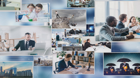 科技<strong>图文</strong>循环多图展示AE模板