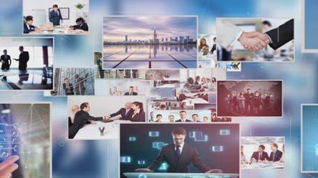 科技<strong>图文</strong>循环多图展示AE模板