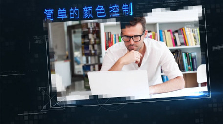 数字网络空间科技企业商务<strong>图文</strong>展示AE模板