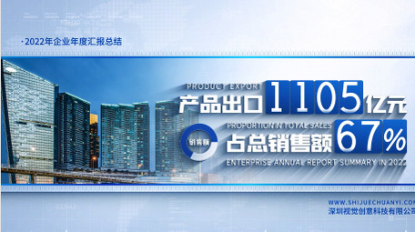 简洁科技商务企业数据展示AE模板