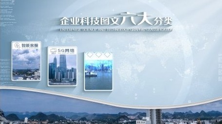 明亮企业科技图文4K分类展示AE模板