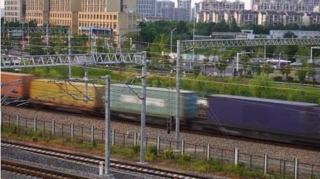 火车运动过程中实拍4K素材