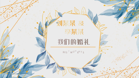 婚礼水墨图文AE模板