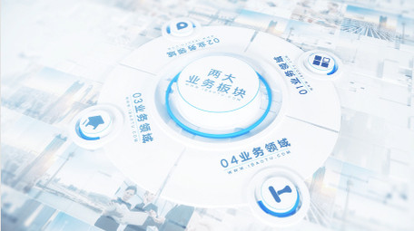 简洁企业图文商务信息分类展示宣传AE模板