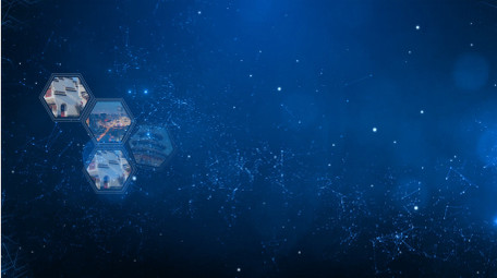 大气的科技图文方块展示ae模板