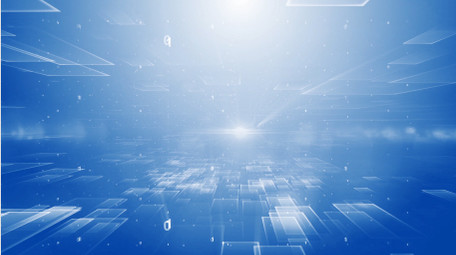 企业科技粒子背景