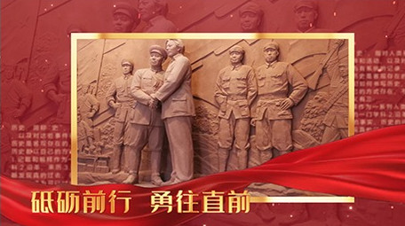 大气党政金字图文照片展示A模板