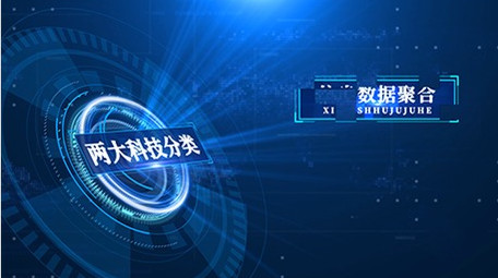 科技粒子信息板块分类包装AE模板