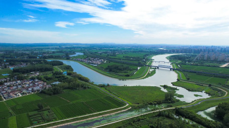 自然风景乡村振兴美丽乡村农田风景4K航拍