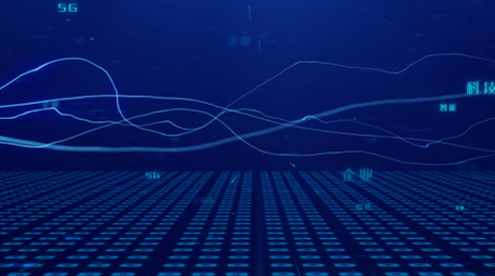 大气粒子企业科技图文展示AE模板