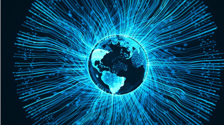 大气科技光线穿梭启动片头AE模板