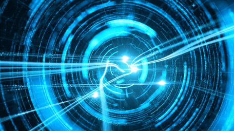 大气科技光线穿梭启动片头AE模板